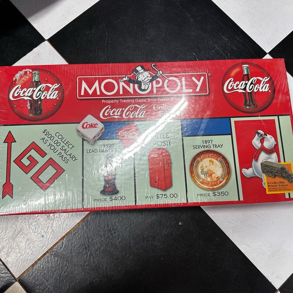Monopoly Coca-Cola Edition Board Game